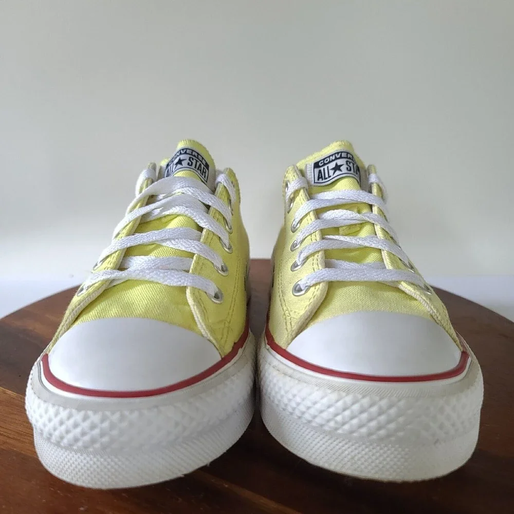 Converse Chuck Taylor All Star Eva Lift Platform Ox Yellow Womens junior Size 5